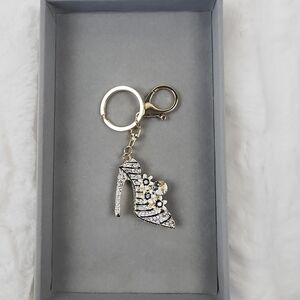 NWOT Rhinestone Heel Keychain/Bag Charm